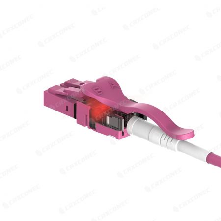 LED OM4 glasvezel patchkabel